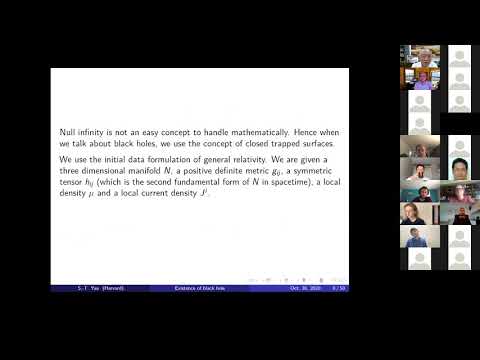 Shing-Tung Yau | Proof of existence of black hole from theory of general relativity