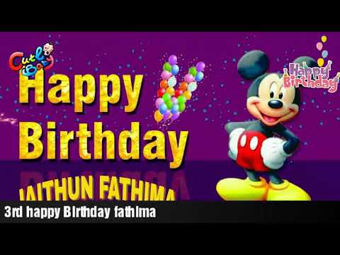 18/08/2017 Happy birthday to fathima