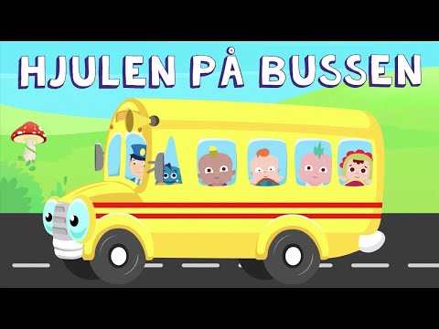 Hjulen på Bussen Snurrar Runt Runt Runt 3X | Barnsånger på Svenska | Barnmusik