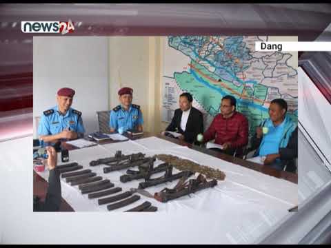 ५ थान एसएमजी राइफलसहित त्यसमा प्रयोग हुने म्यागजिन र गोली बरामद - NEWS24 TV