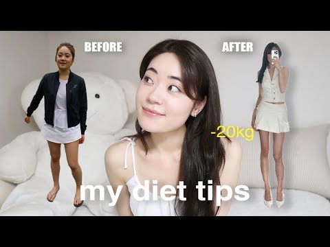 70kg 👉 50kg | DIET TIPS (how I lost -20kg)