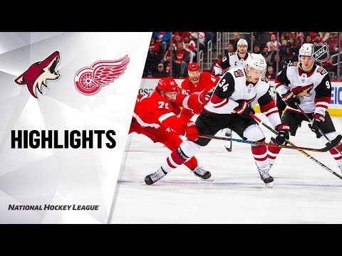 NHL Highlights | Coyotes @ Red Wings