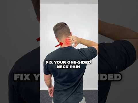 Fix One-Sided Neck Pain FAST! [4 Exercises For Neck Pain Relief]