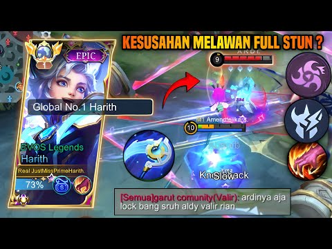 KESUSAHAN MELAWAN STUN SAAT MENGGUNAKAN HARITH JUNGLE ? JANGAN KHAWATIR ! HARITH TOP GLOBAL GAMEPLAY