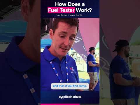 How does a fuel tester work?