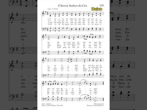 Ó Jeová, Senhor do Céu | Baixo 🎹