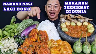 Download lagu NIKMAT ATAU ENAK⁉️ MAKAN NIKMAT JAMILUS PEDAS IKAN ASIN SAMBEL TERASI LALAPAN JENGKOL PETAI CINA  mp3
