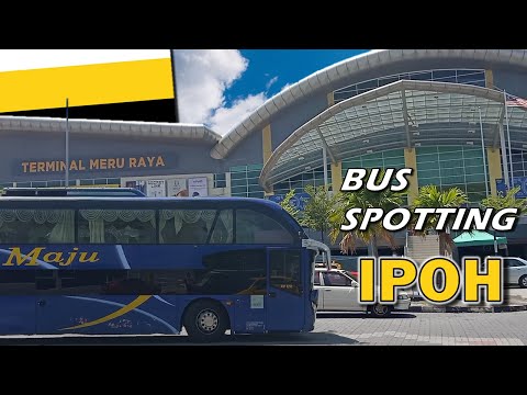Localização de ônibus no Terminal Meru Raya, Ipoh