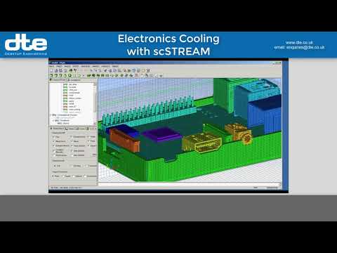 scSTREAM Electronics Cooling