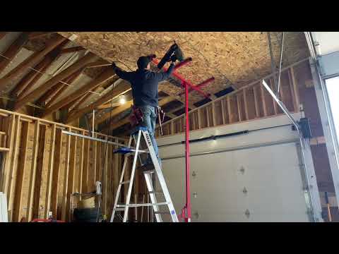 Osb ceiling in the shop!!!