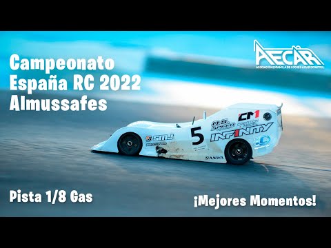 Mejores Momentos CTO España 1/8 Pista Gas - Coches RC - Almussafes 2022