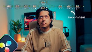 Make anything TRANSPARENT on Davinci Resolve