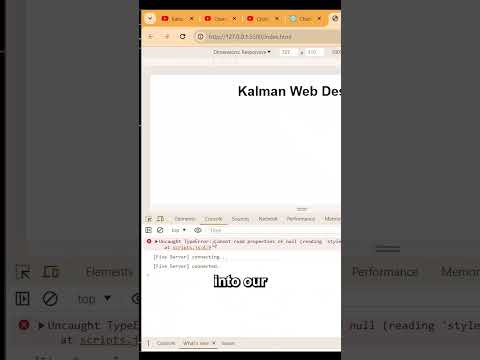 Javascript Error Quick Fix Html Js Beginner Tutorial