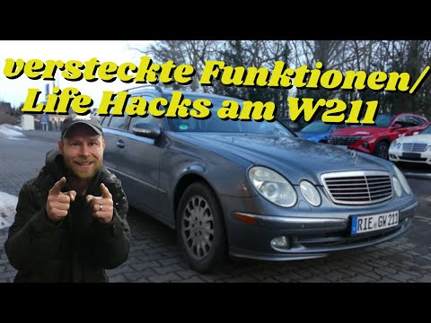 Hidden functions, life hacks, and secrets of the Mercedes E-Class W211 | MB Youngtimer Parts