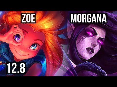 ZOE vs MORGANA (MID) | 7/0/5, 1.7M mastery, Godlike | BR Master | 12.8