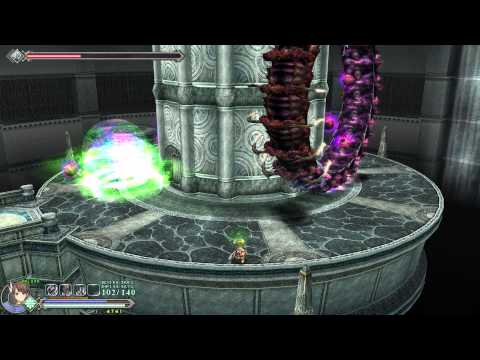 Ys Origin - Nygtilger (Centipede) boss fight.