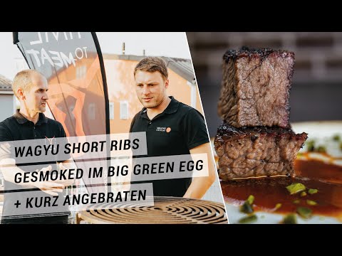 Wagyu Short Ribs zubereiten | Gesmoked & kurz angebraten | WAGYU SAUERLAND