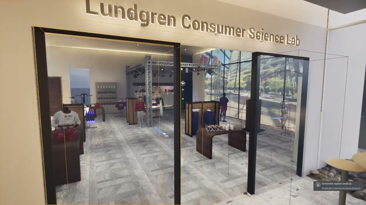 Inside an early version of the Retail Lab Digital Twin - AI Agents in UE5 | AI CORE