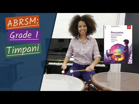 ABRSM: Grade One - Timpani (Pieces and Lessons)