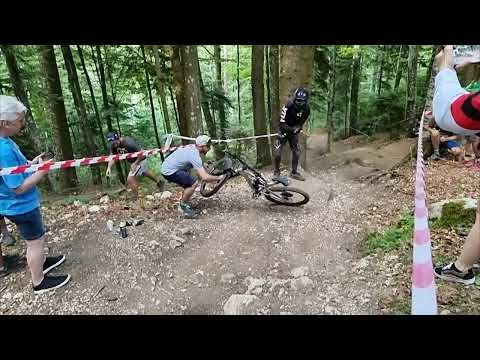 SINAIA DOWNHILL SLOW MOTION CRASH