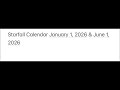 Starfall Calendar January 1 2026 June 1 2026