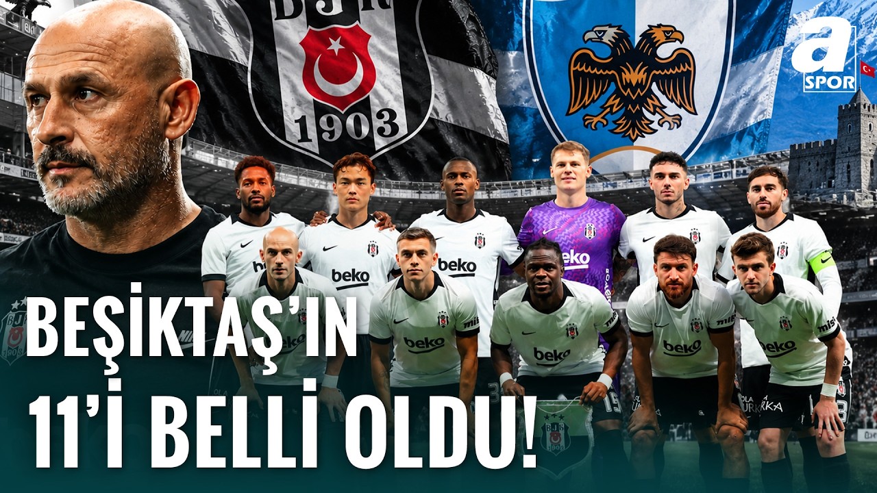 Beşiktaş'ın Erzurumspor Karşısındaki İlk 11'i Belli Oldu! İşte Italiano'nun Tercihi...