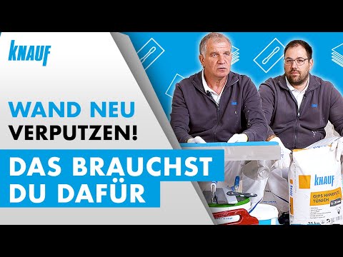 Alte Wand neu verputzen: Diese Werkzeuge & Materialien brauchst du