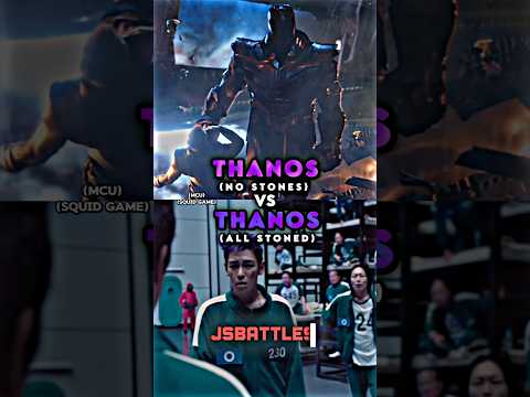 Thanos (MCU) vs Thanos (Squid Game)