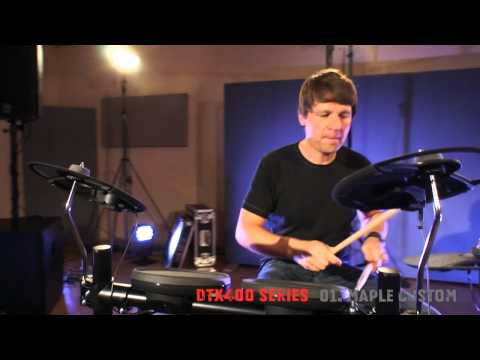 DTX400 Sound Demo - 1/10 Maple Custom Kit