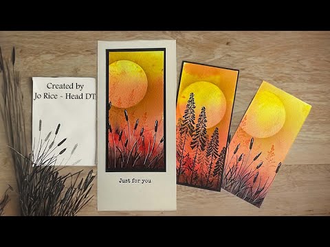 Golden Hour Bulrushes by Jo Rice  - A Lavinia Stamps Tutorial