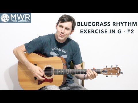 Bluegrass Rhythm Exercise and Lesson (Common Chord Progression)