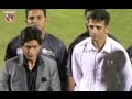 Shah Rukh And Dravid Wish Budding Cricketers Good Luck