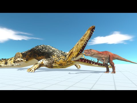 GIANT & TINY CROCODILE vs EVERY UNIT - Animal Revolt Battle Simulator