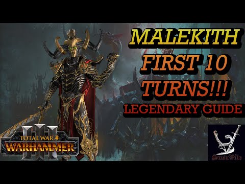 Malekith first 10 turns! Dark Elves Patch 6.3.3 Total War Warhammer 3