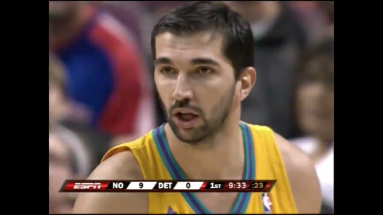 A Peja Stojakovic 21-Point Hornets Sampler (2008)