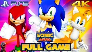 Sonic Mania Full Game Walkthrough Gameplay | 4K 60FPS No Commentary