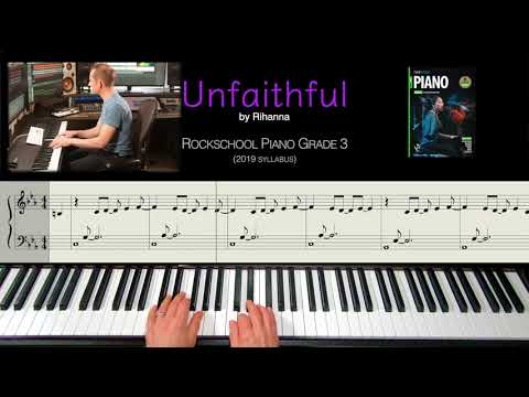 Unfaithful - Rockschool Piano Grade 3 (2019 Syllabus)