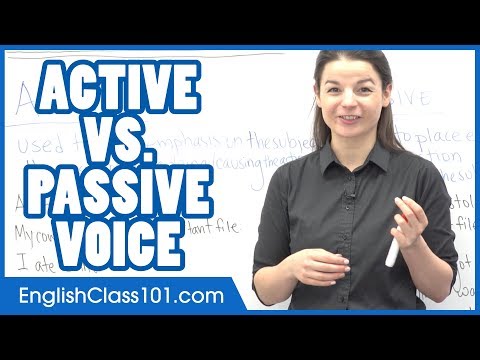 Active Voice and Passive Voice