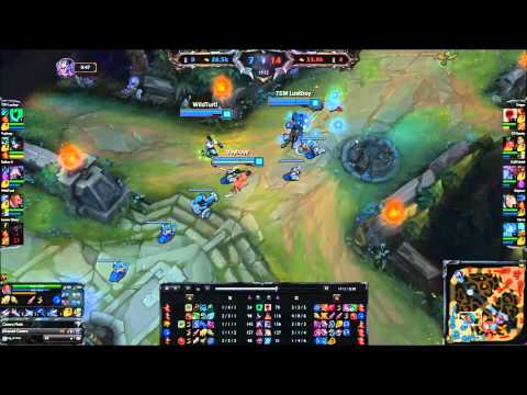 C9 Sneaky, TSM Dyrus & d Shiphtur vs. TSM Wildturtle, TSM Lustboy & Voyboy - LoL Challenger NA SoloQ