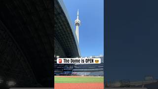 The first sign of summer ???? #MLB #BlueJays #Toronto #Roof