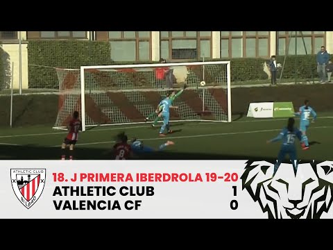 Imagen de portada del video ⚽ Resumen I J18 Primera Iberdrola I Athletic Club 1-0 Valencia CF I Laburpena