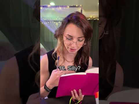 ASMR | How many NEGATIVE personality traits do you have? 🤨 #asmr #shorts #relaxing #sleep