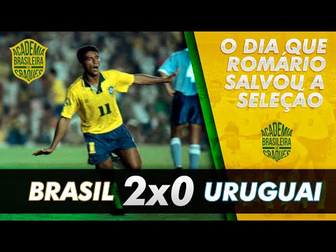 THE DAY ROMARIO SAVED THE BRAZIL! Brazil 2x0 Uruguay that took us to the World Cup! #romariogoals