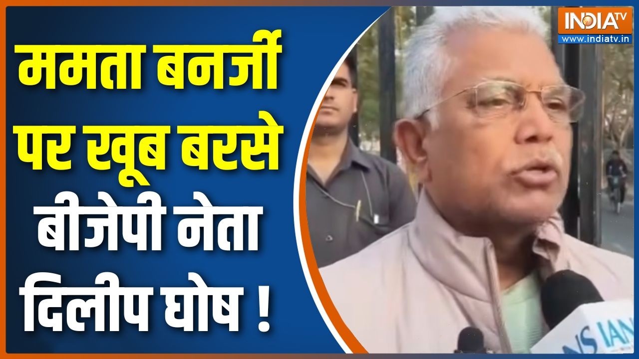 BJP Leader Dilip Ghosh On Mamata Banerjee : ममता बनर्जी पर खूब बरसे बीजेपी नेता ?