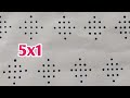 chukkala muggulu 5x1|dots muggulu|sikku kolam|daily muggulu|melika muggulu|simple designs|muggulu