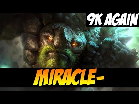 THE KING BACK TO 9K - Miracle- Tiny - Dota 2