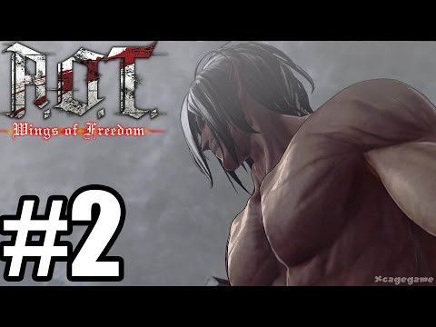 Attack on Titan: Wings of Freedom - Gameplay Walkthrough Part 2 - PS4 (English)