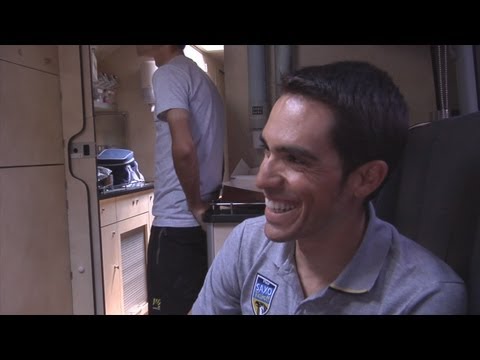 On the Bus with Team Saxo-Tinkoff