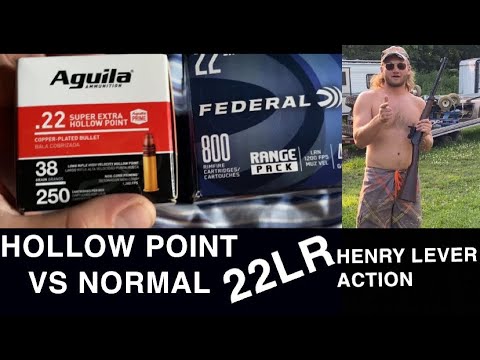 22LR HOLLOW POINT VS NORMAL 22LR