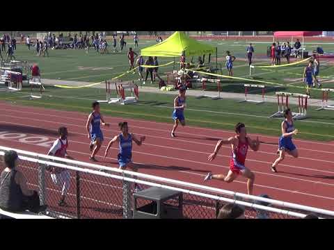 JVB 100m Heat 2 vs Fountain Valley on 3-27-19
